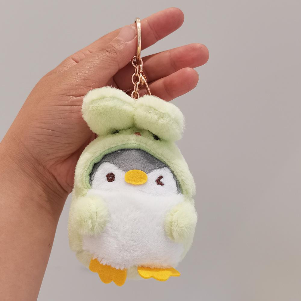 Positive Energy Penguin Plush Doll Pendant Japanese Keychain School Bag Ornament Cartoon Little Doll