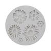 3D Sunflower Silicone Mold Non-Stick Fondant Chocolate Candy Mold Temperature-resistant Baking Molds Food Grade Cake Craft Tools
