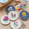 Sewing Accessories Flower Bouquet Series Cross Stitch Embroidery Kit Needle Thread Needle Punch