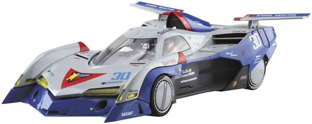Aoshima Bunka Kyozai Cyber Formula Asurada Aero Mode Scale Пластиковая модель № 23 GSX 1/24