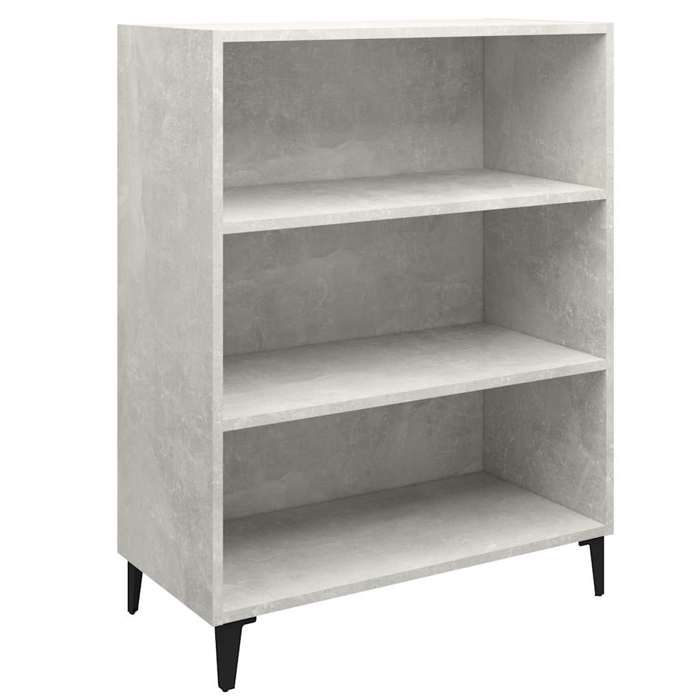 Maison Exclusive - Buffet Gris béton 69,5x32,5x90 cm Bois d'ingénierie