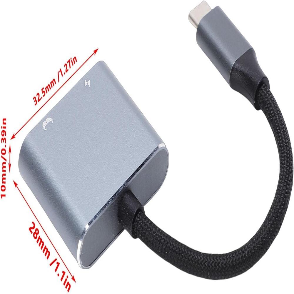 4K 60Hz Video Output AR Glasses Connector Fast Charging Type-C Converter Adapter For Steam Deck