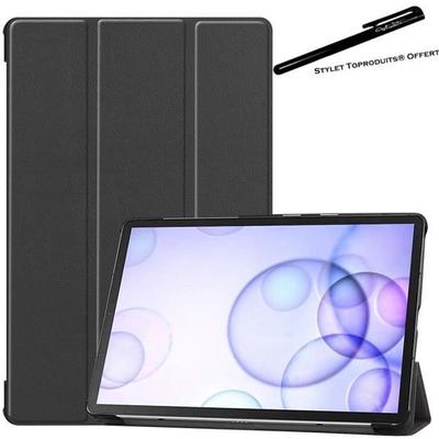 Умный чехол - Toproduits® - Galaxy Tab S6 10.5 2019 - Ультратонкий - Магнитный чехол - Стилус в комплекте