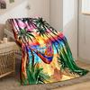 Tropical Sunset Beach Hammock print blanket soft and cozy perfect for the living room bed sofa or a nap,gift