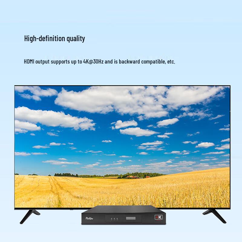 Визуальный управляющий узел Runpu с распределенным KVM, выход 4K (Китайская версия)