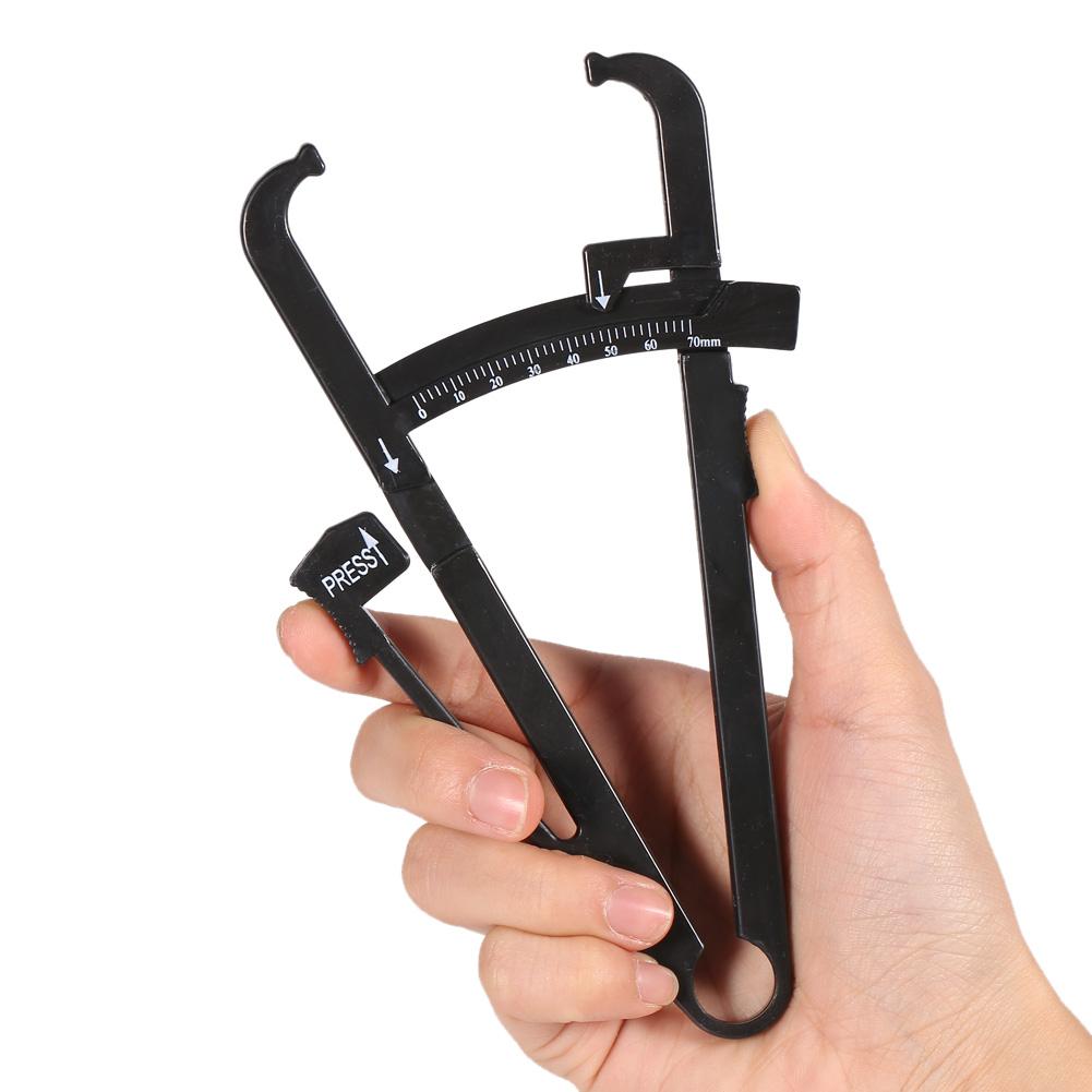 New Body   Caliper Skin Fold Accurate Msurement  Slim Msuring Analyzer White