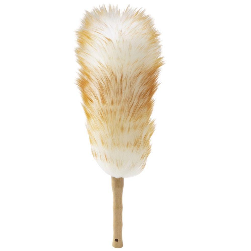 Daily Use Multipurpose Wool Duster Brush Long Handle Soft Furniture Feather Duster Washable Cleaning Brush Houseware Tools