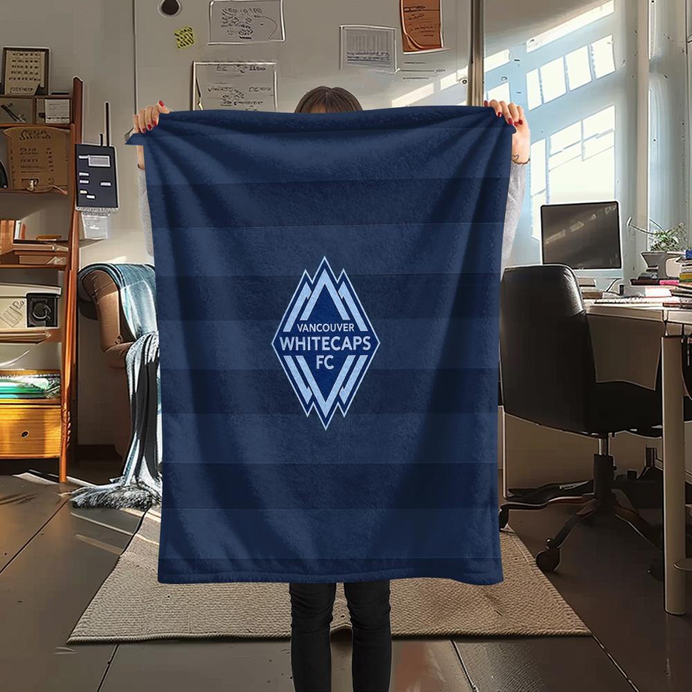 Vancouver Whitecaps Football Club2 Flannel Blanket, High quality Comfortable for All Seasons, Home Decor, Warmth and Comfort