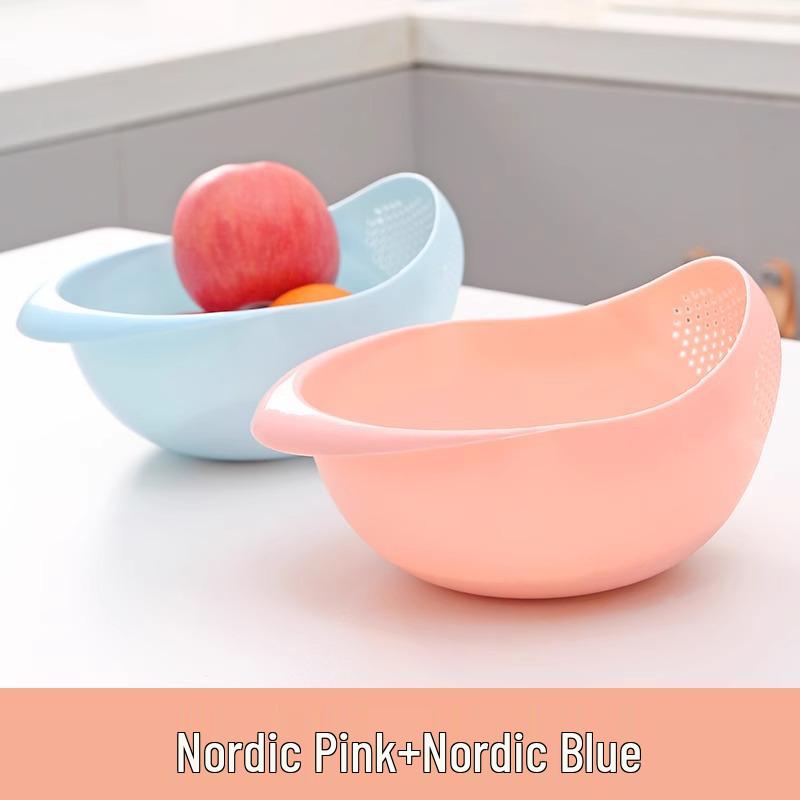 Non-Leak Rice Washing Sieve & Vegetable Drain Basket