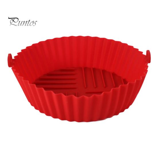 Silicone Air Fryer Pot Tray Prevents Residue BPA-Free Silicone Fryer Liner Replacement for Parchment Liner Paper Food-Safe Air Fryer Oven Accessories