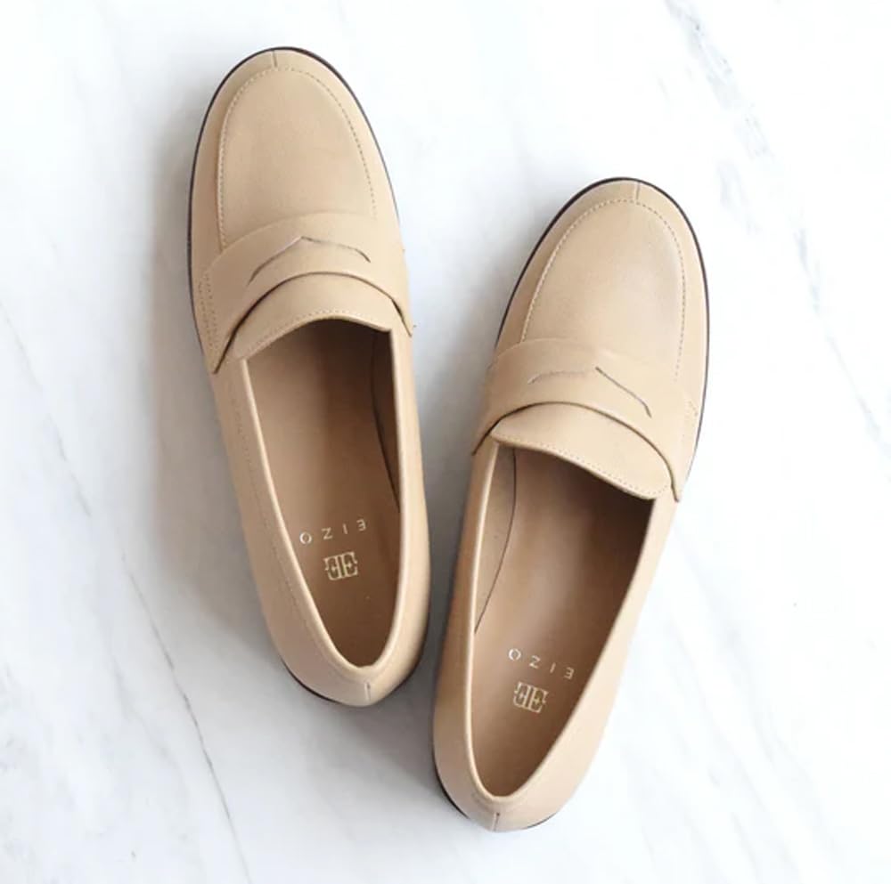 Лоферы Bolognese Loafers EN22056 бежевый см [Eizo] женские 22,5