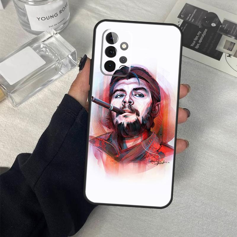 Чехол с Че Геварой для Samsung Galaxy A53 A33 A23 A13 A14 A24 A34 A54 A52 A32 A22 A12 A51 A71 A21S