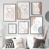 Mother and Baby Child Art Line Drawing Posters Abstract Minimalist Wall Art Canvas Print Painting Nursery Decorative Pictures