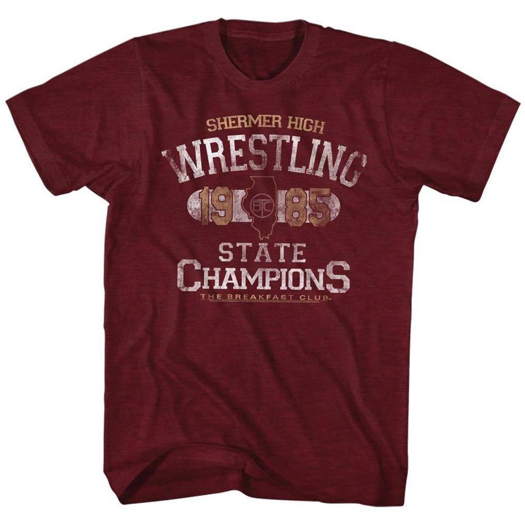 Breakfast Club State Champ Maroon Heather Adult T-Shirt