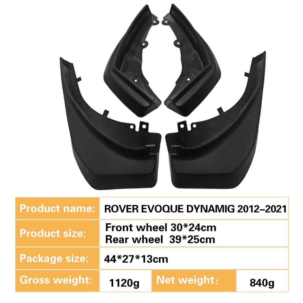 Aurora Shining Dynamic Rover Evoque 2012 Mudguard