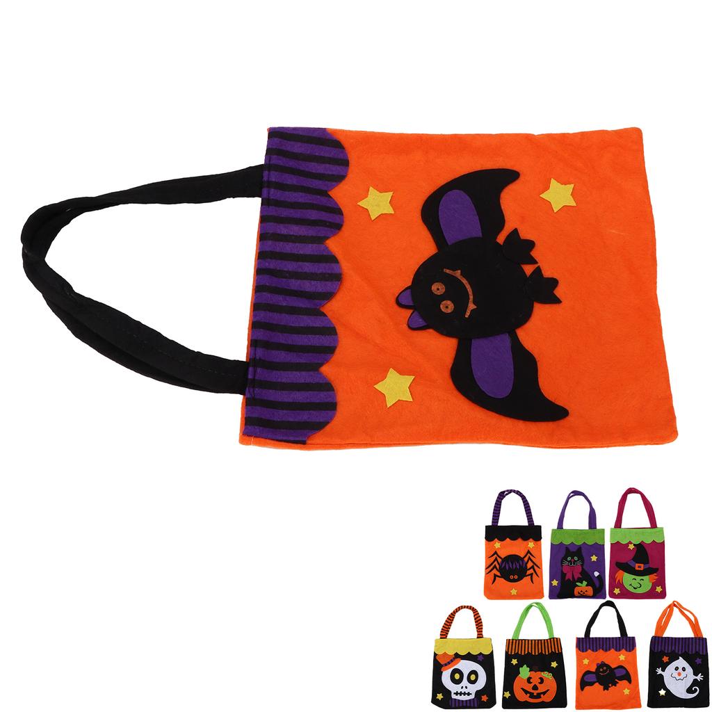 Halloween Tote Bag Reusable Handbag with Handles for Thanksgiving Party Daily Supplies
