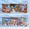 6Pcs Christmas Merry Christmas DIY Diamond Painting Card Dog