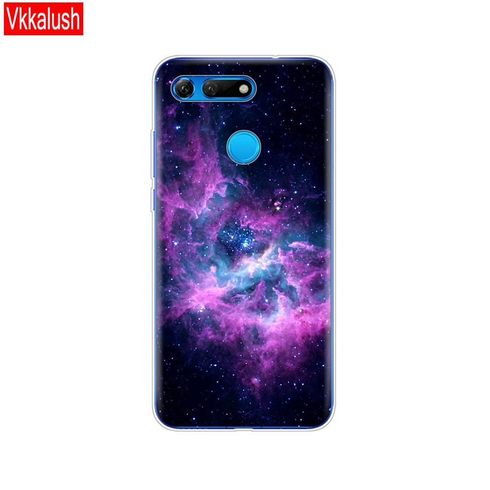Силиконовый чехол для телефона для Huawei Honor View 20 V20, чехол из ТПУ, мягкий силиконовый чехол для Honor V20, чехол с милым животным узором