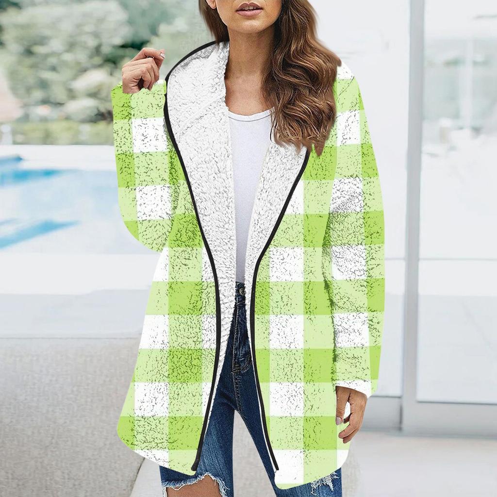 Женская модная осенне-зимняя толстая плюшевая куртка с карманами и длинными рукавами, топ