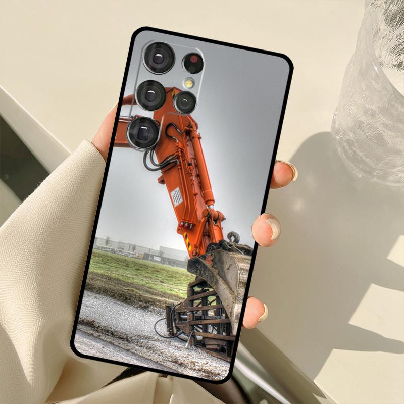 Чехол-экскаватор для Samsung Galaxy S25 S24 S23 S22 S21 S20 Ultra S9 S10 Plus S21 FE S25 FE Задняя крышка