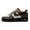 Nike Air Force 1 Черный Змеиный Нескользящие Нескользящие Низкие Кеды для Скейтборда Унисекс Черный Белый Коричневый CW2288-001(Team98-)