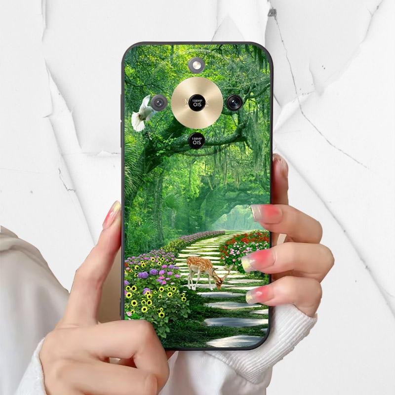 For Honor X9d Case Soft TPU Phone Case For Honor Magic8 Lite Matte Back Cover For Honor X70 Shockproof Silicone Bumper Funda