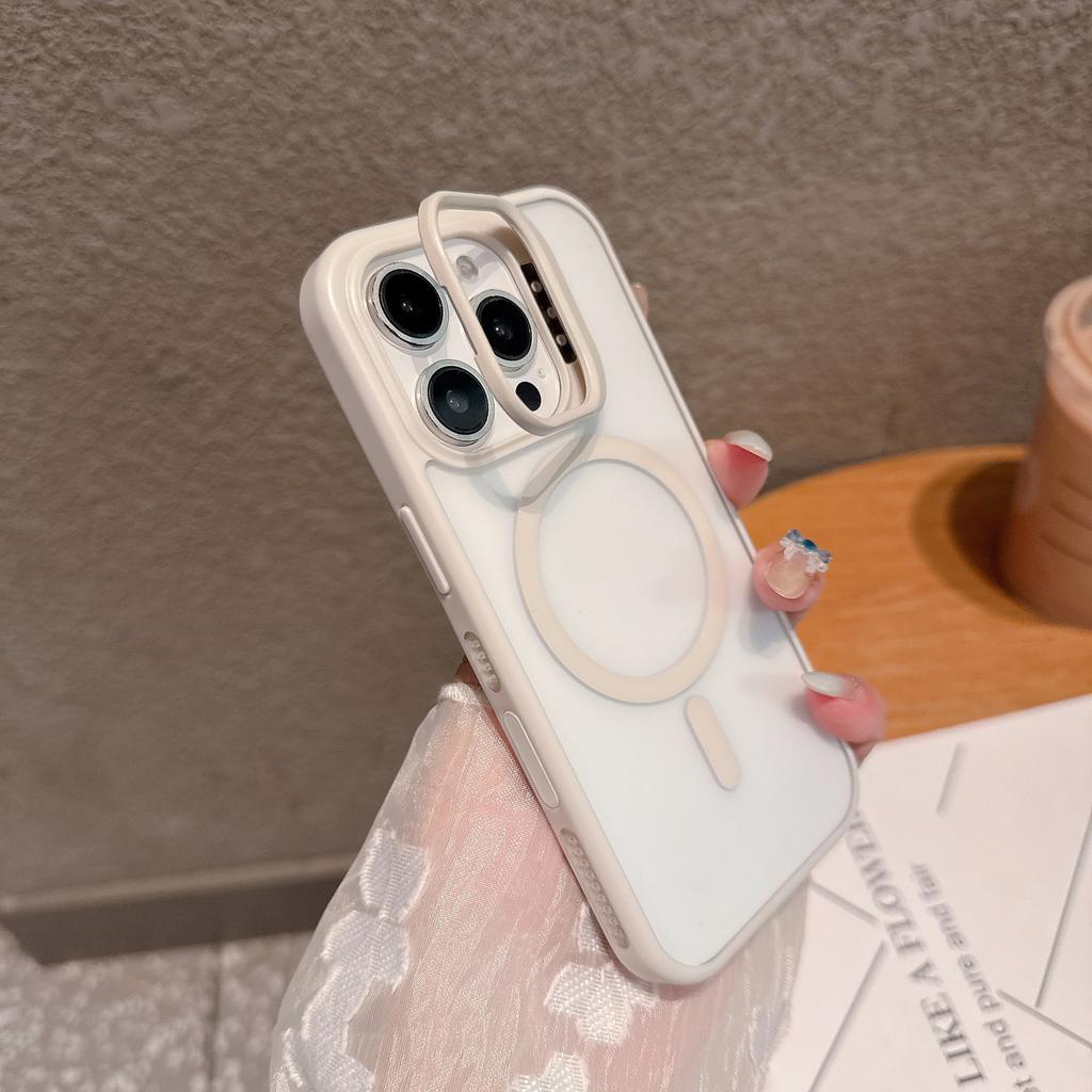 Для Apple 16promax Чехол для телефона Кнопка AI Touch для IPhone 15 Невидимая подставка Магнитная адсорбция Дышащая теплоотдача