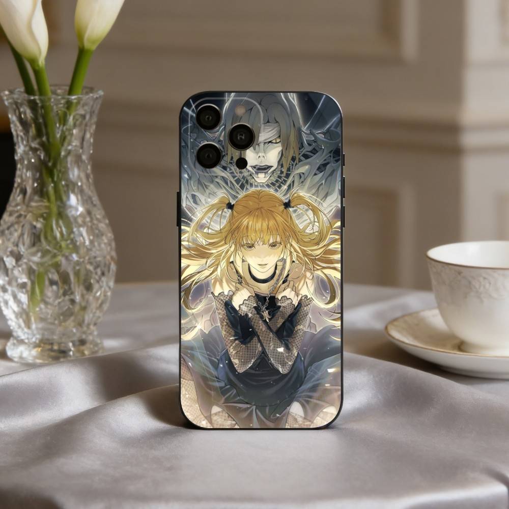 Чехол для телефона M-Misa D-Death-H N-Note-E для iPhone 17pro, 16,15,14,13,12,11 X XR Plus, Другие Мягкая Черная Крышка