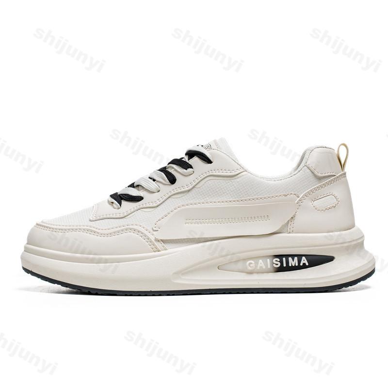 Мода 2025 Осень Новые Мужские Модные Повседневные Туфли на Толстой Подошве Удобные Универсальные Спортивные Туфли на Толстой Подошве Низкие Кроссовки на Платформе