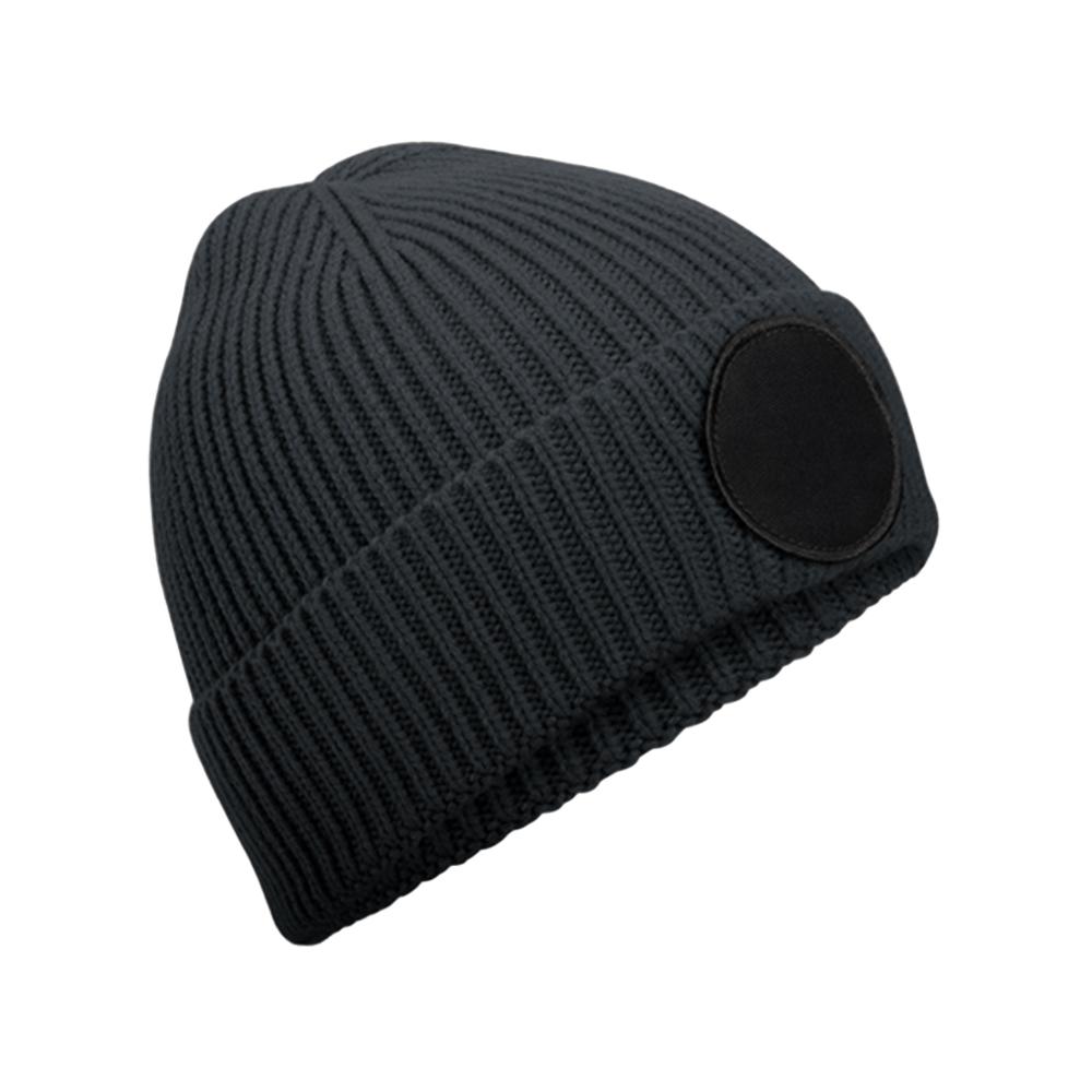 Circular Patch Beanie
