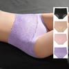 Plus-Size Women's Breathable Lace-Edged High-Waist Panties