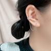 1314 Retro Retro Zircon Earbone Clip Earline Integrated Earrings, Personalized Design Sense, Suitable For Round Face And Thin Face