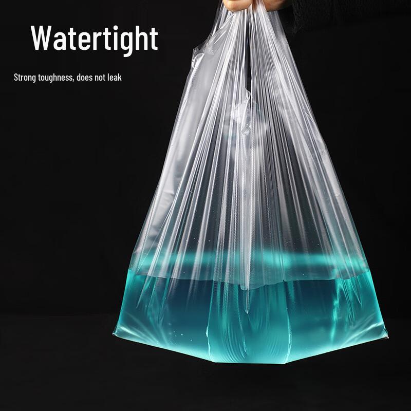 JIACHI Thickened White Plastic T-Shirt Shopping Bags