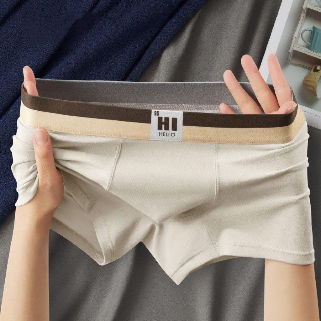 Мужские удобные дышащие трусы-боксеры от Melaude - однотонные молодежные шорты