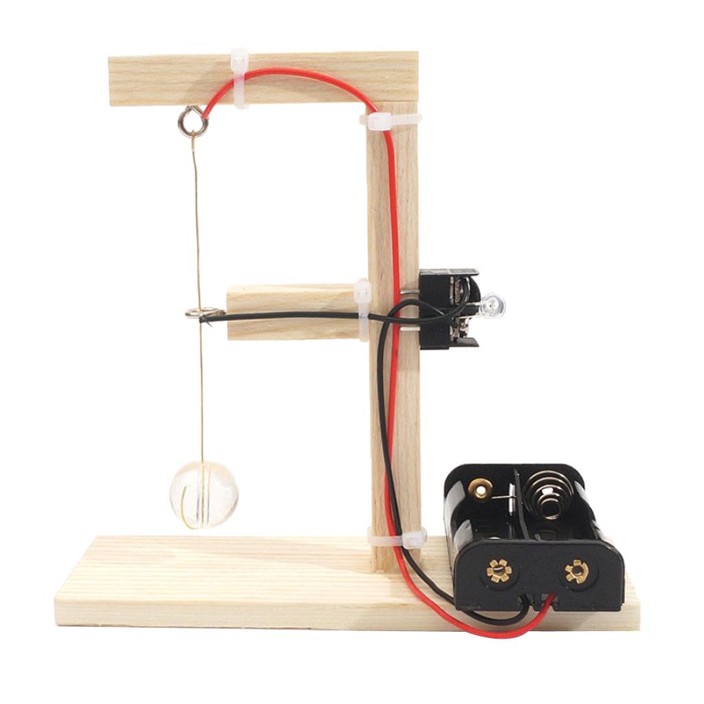 DIY Seismograph Alarm Model Assemble Toy Physics Science Experiments Tool