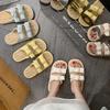 Premium Thick-bottomed Cool Slippers Women's Summer New with Skirt Bow Beach Sandals