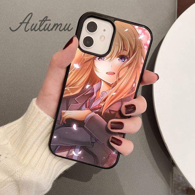 Твоя апрельская ложь Каори Чехол для телефона для iPhone 11 12 13 14 Pro Max mini XR XS SE 2020 7 8 Plus Samsung Galaxy S21 S22 чехол