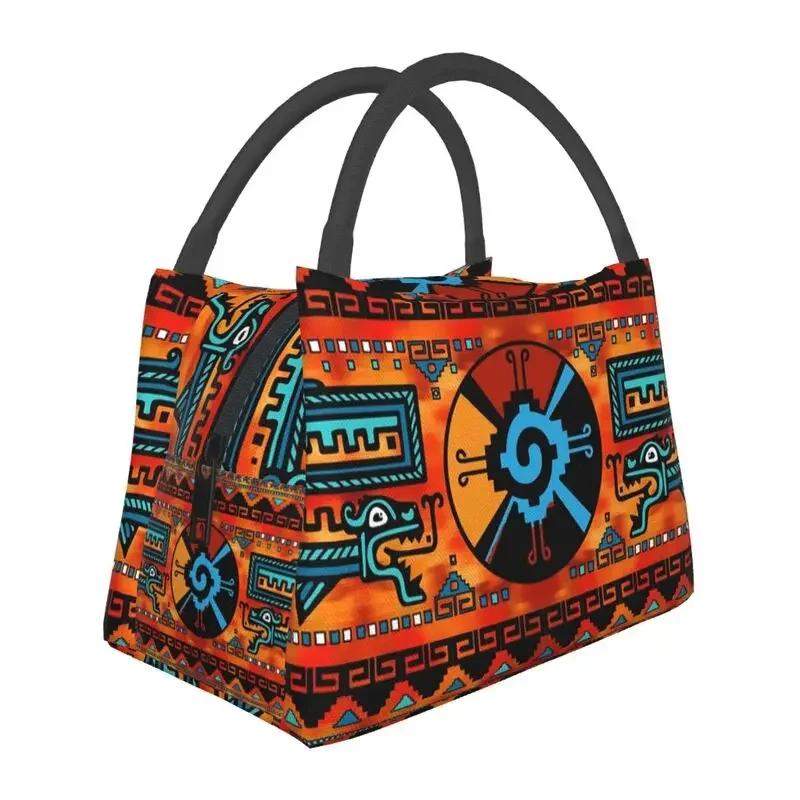 Сумки для обеда Hunab Ku Mayan Symbol, женские, теплые, с изоляцией, для пикника, кемпинга, работы, путешествий