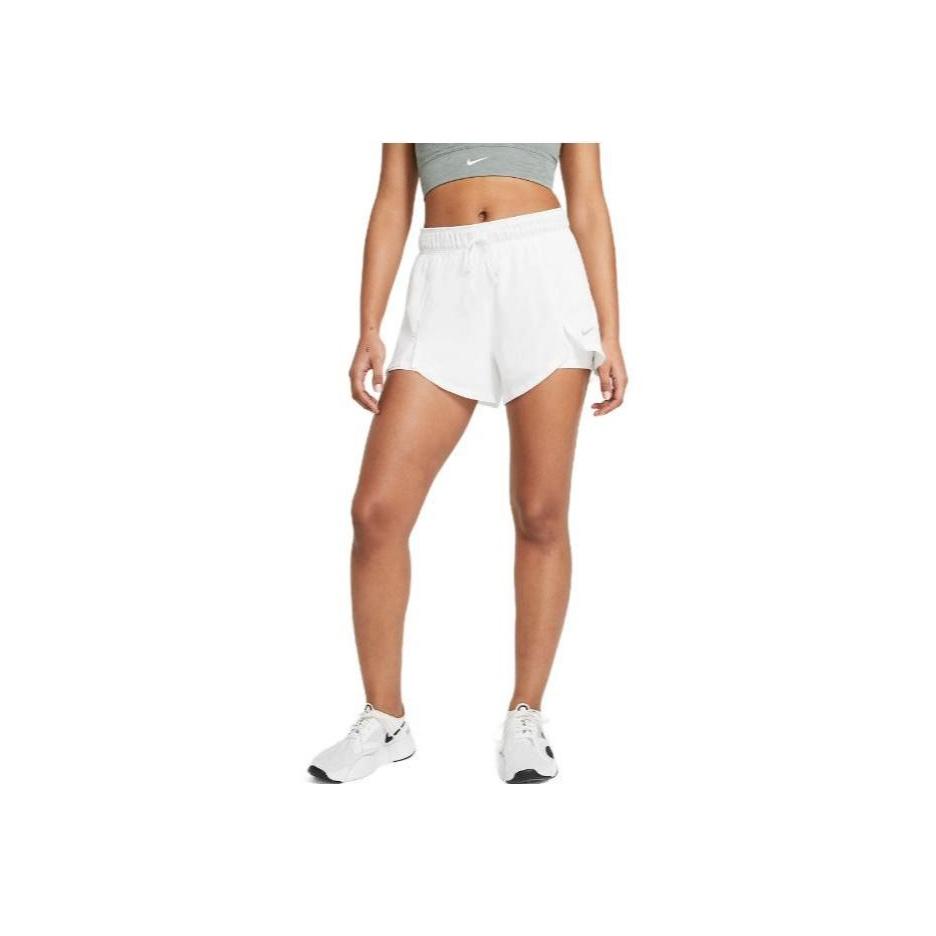 Nike Однотонные шорты-двойка с подкладкой и эластичным поясом для повседневной носки и занятий спортом Женские шорты DA0453-100