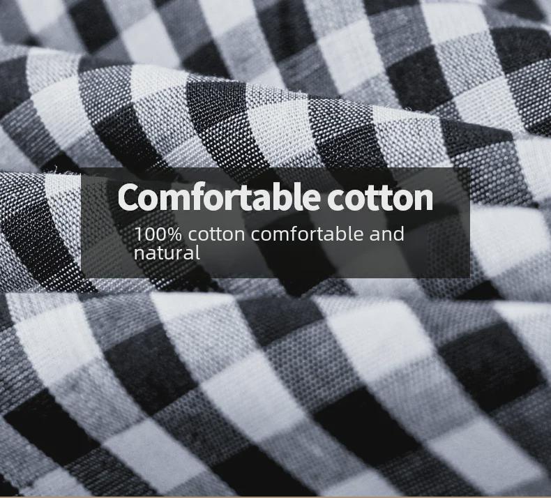 Мужские легкие хлопковые трусы-боксеры - удобные, дышащие пижамные шорты