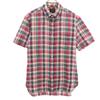 Made In Japan Check Pattern Short Sleeve Button Down Shirt M Men's Used