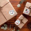 500pcs Merry Christmas Stickers Round Cartoon Seal Labels for Kids Cards Envelopes Gift Tags Boxes Decorative Stationery