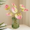 Home Wedding Bridal Elegant DIY Fake Flowers Artificial Calla Lilies Fake Plants Anthurium