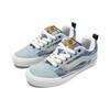 Vans Knu Skool Versatile Comfortable Durable Low-Top Skate Shoes Unisex Sneakers White Blue VN000E54NWD