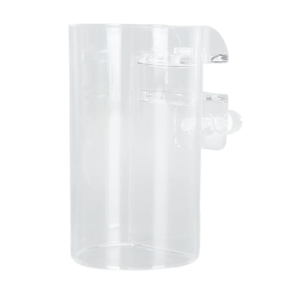 Fish Food Feeder Tube Transparent Acrylic Floating Food Feeding Fish Tank Feeding Tube for Aquarium