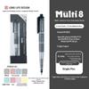 Набор цветных карандашей Pentel Multi 8, Механический карандаш/Шариковая ручка 2,0 мм с 8 цветами, Стержни повышенной прочности для студентов и профессионалов