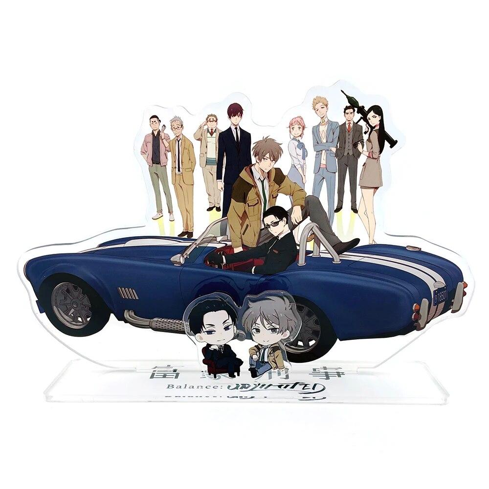 Fugou Keiji Balance Unlimited group Daisuke Haru Suzue Ryou Mahoro, акриловая подставка, игрушечная фигурка