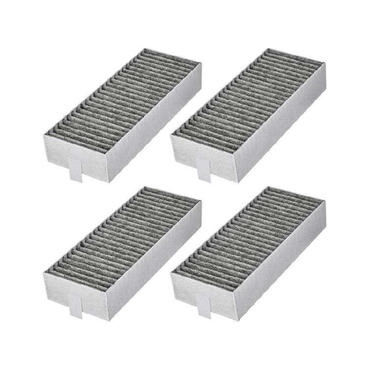 4 шт. Сетчатый вентиляционный фильтр вытяжки Замена вентиляционного отверстия Фильтр кухонной вытяжки Вентиляционное отверстие Фильтры вытяжки Пластиковая текстура Жироулавливающий фильтр