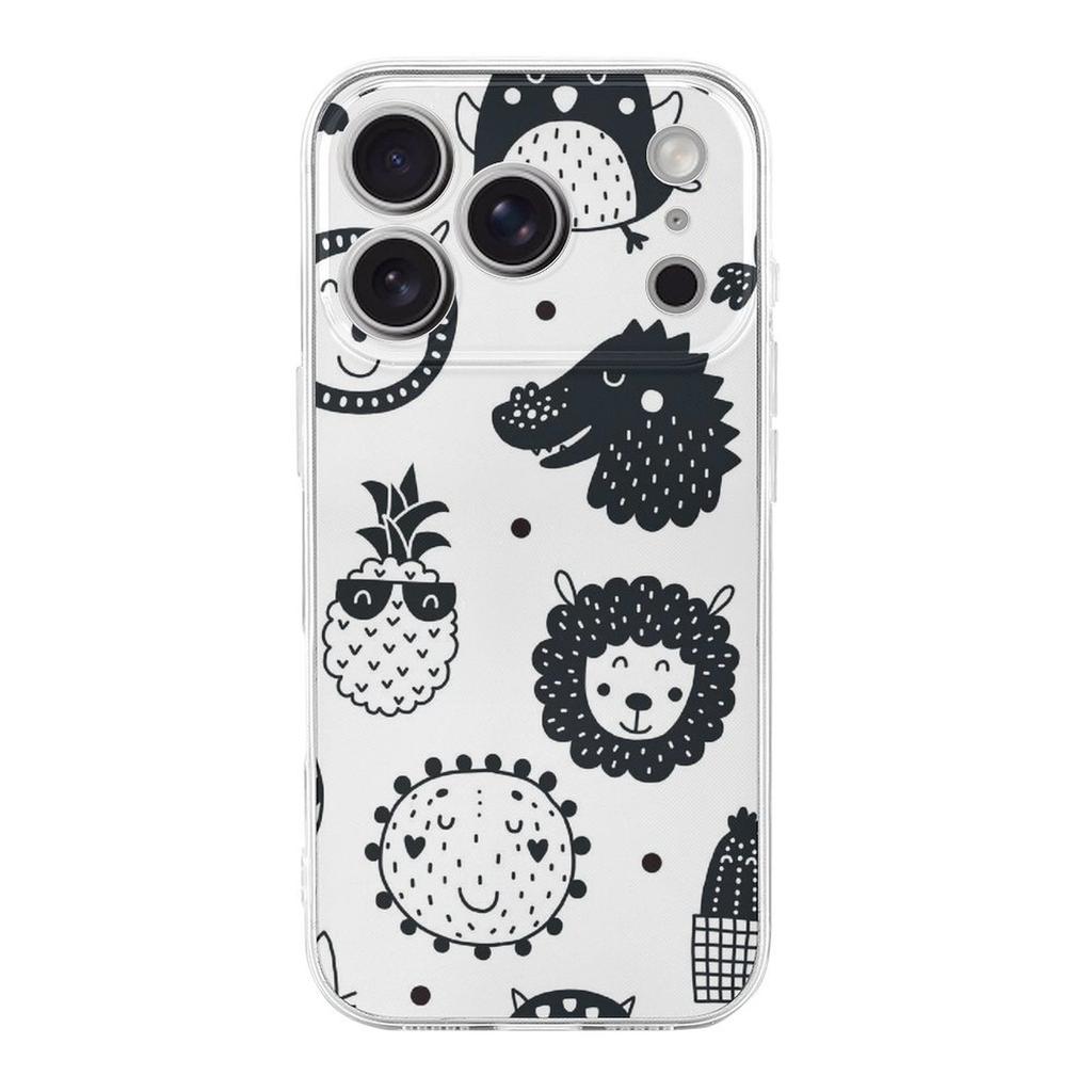 1 шт. ТПУ чехол для телефона для iPhone 17/17Air/17Pro/17ProMax с тонким профилем, противоскользящими бортиками, приподнятыми краями вокруг камеры, отзывчивыми кнопками