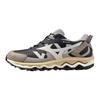 Wave Mujin TL GTX Perfect for and Dark Gray X X Size 2E Gore-Tex Sneakers, Commuting, School, Lifestyle, Casual, Off-White Beige, 24.5 Cm,